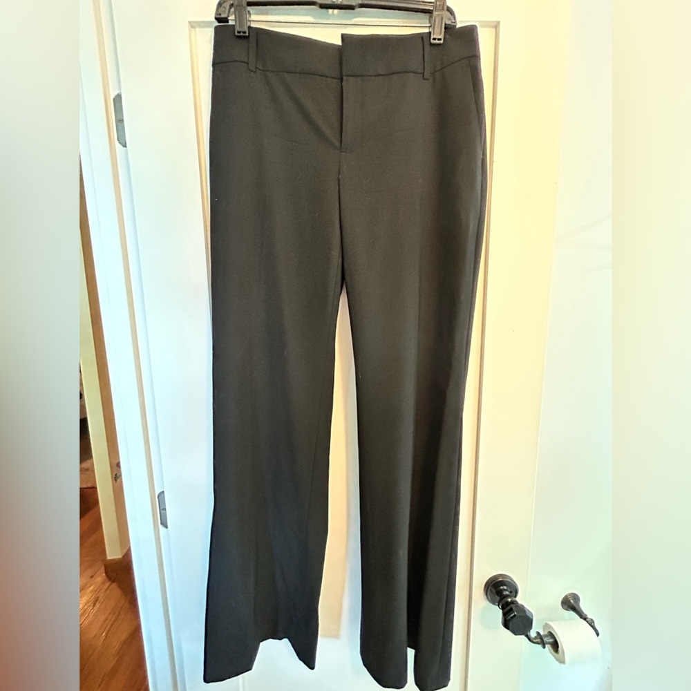 Banana Republic classic black wool trousers